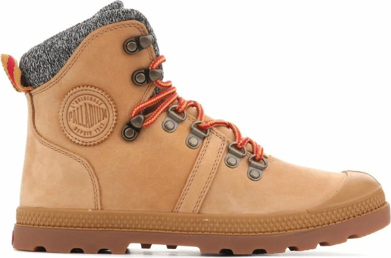 Visoke čizme Palladium Pallabrouse za ženske, rjava