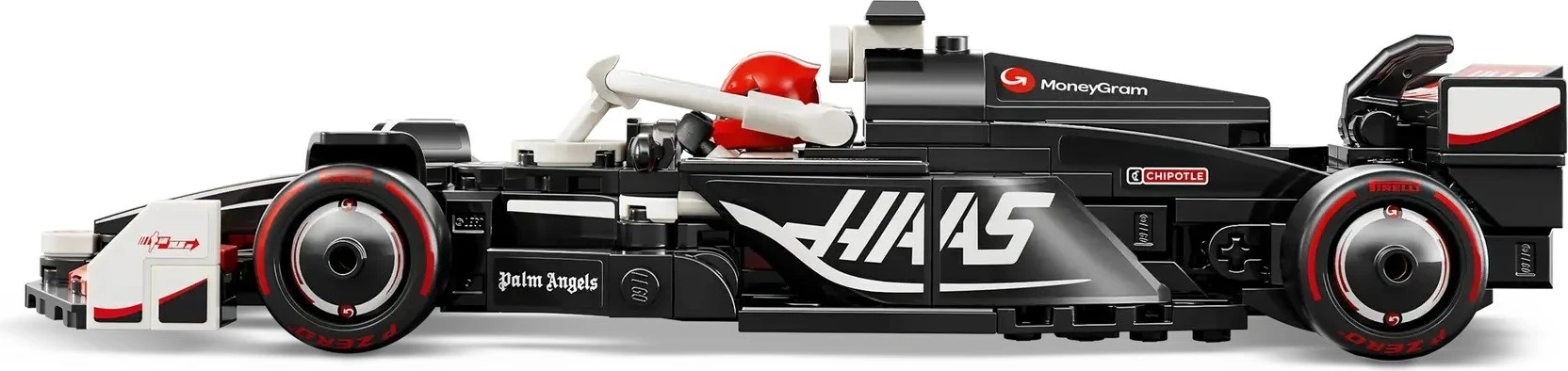 Set gradnje LEGO Speed Champions MoneyGram Haas F1 Team VF-24, 77250, 242 delov, z minifiguro