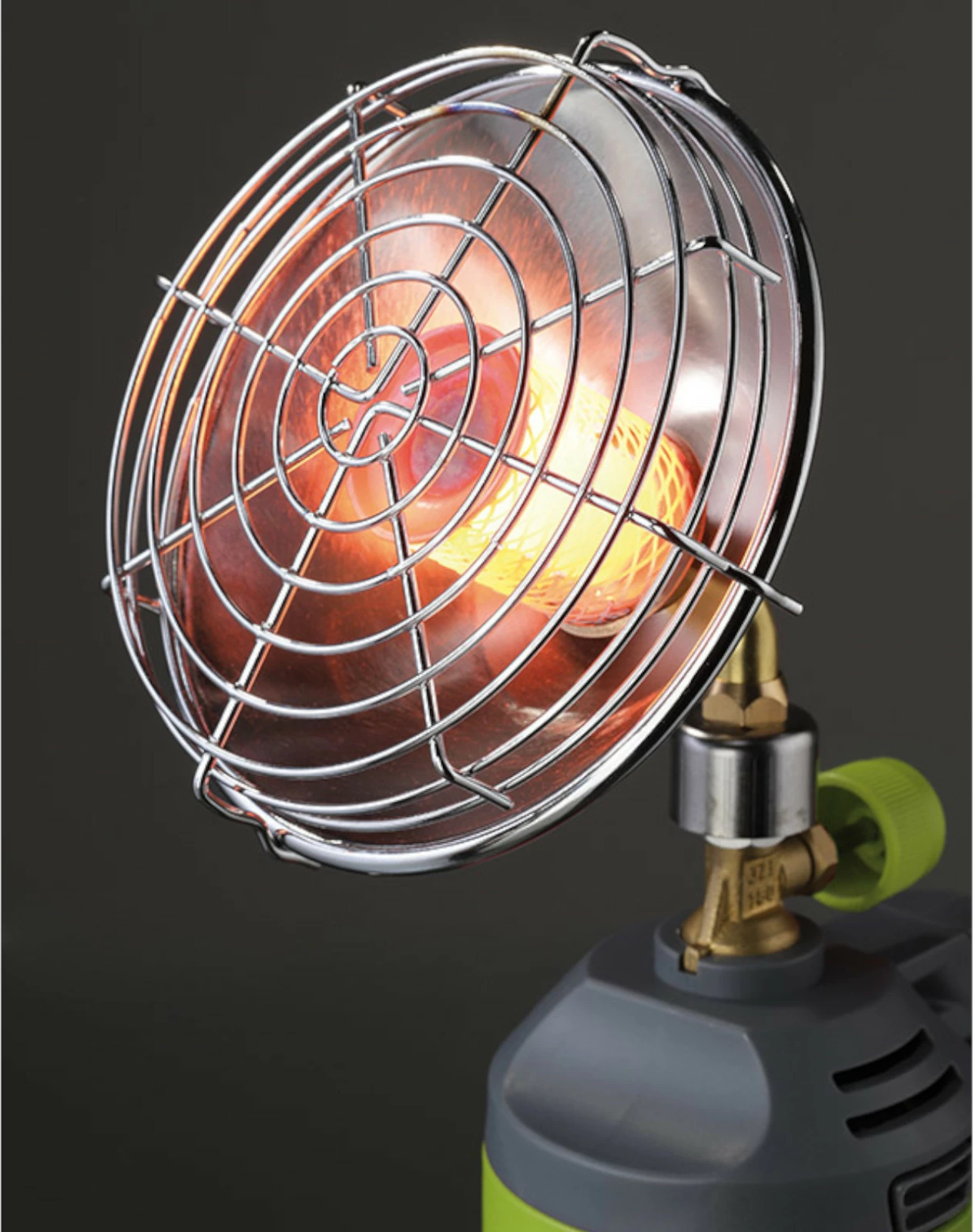 Prenosni plinski grelnik ARDENT MINI Meva, 1 kW, zeleni