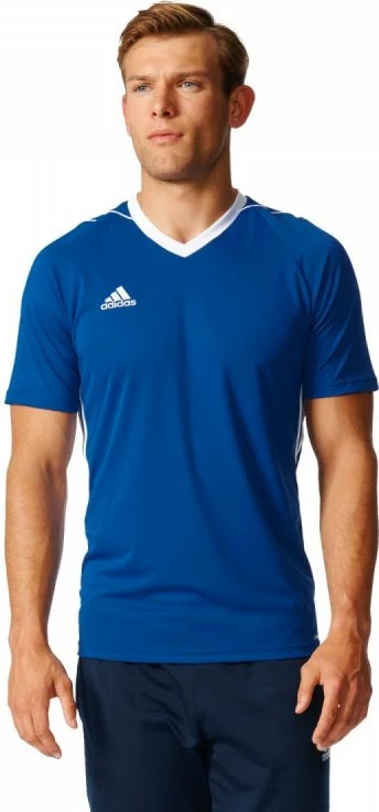 Dres za nogomet za moške in otroke adidas, moder