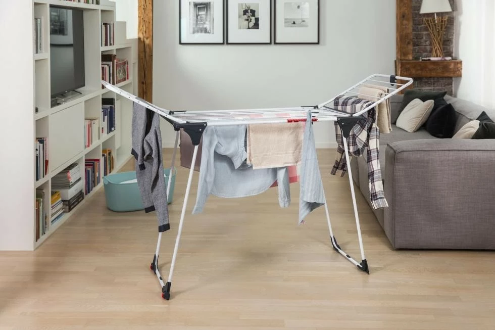 Sušilnik perila Vileda King 157247, črn/bel