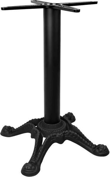 Litoželezna osnova 58χ58χ75cm križana 45x45cm 4 noge Črna FH407