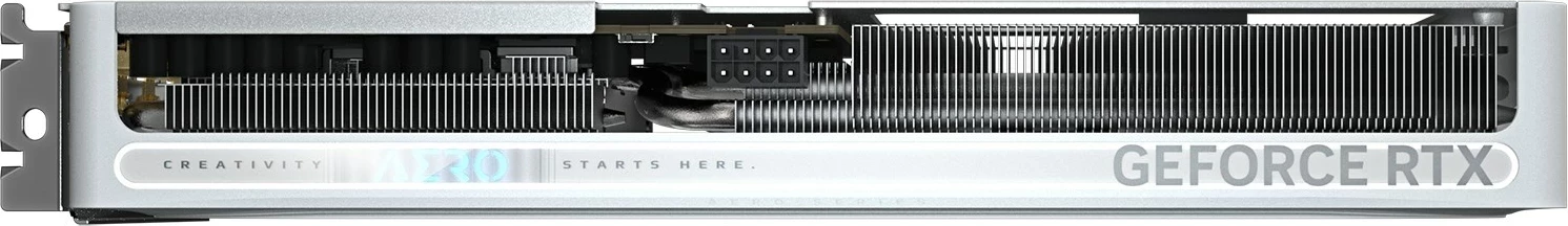 Grafična kartica GeForce RTX 5060 Ti AERO OC 8G Gigabyte, 8 GB GDDR7, PCI-E 5.0, bela