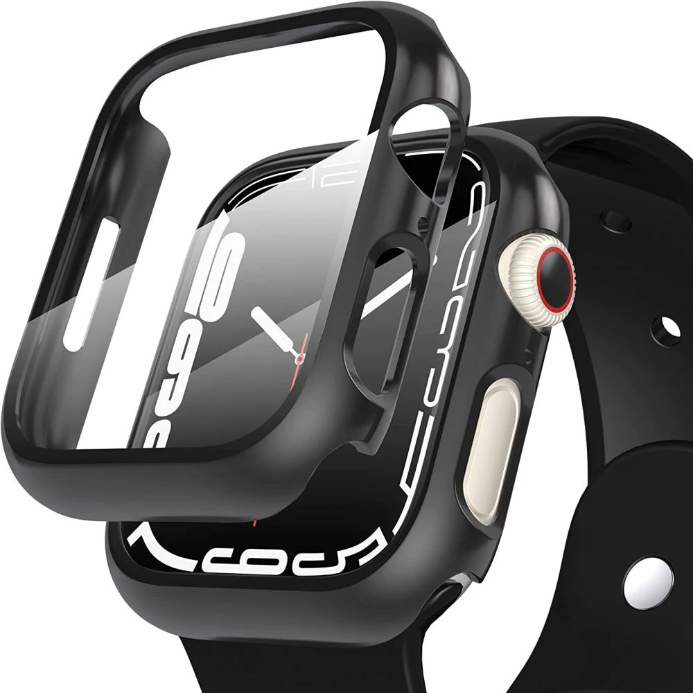 Zaščitni ovoj Defense360 za Apple Watch 7/8/9 45 mm, Tech-Protect, črn