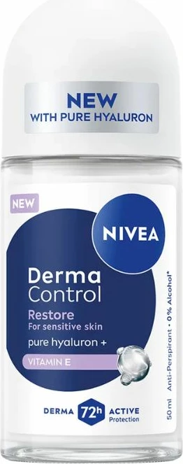 Dezodorant roll-on za ženske Nivea Deo Derma Control Restore, 50 ml