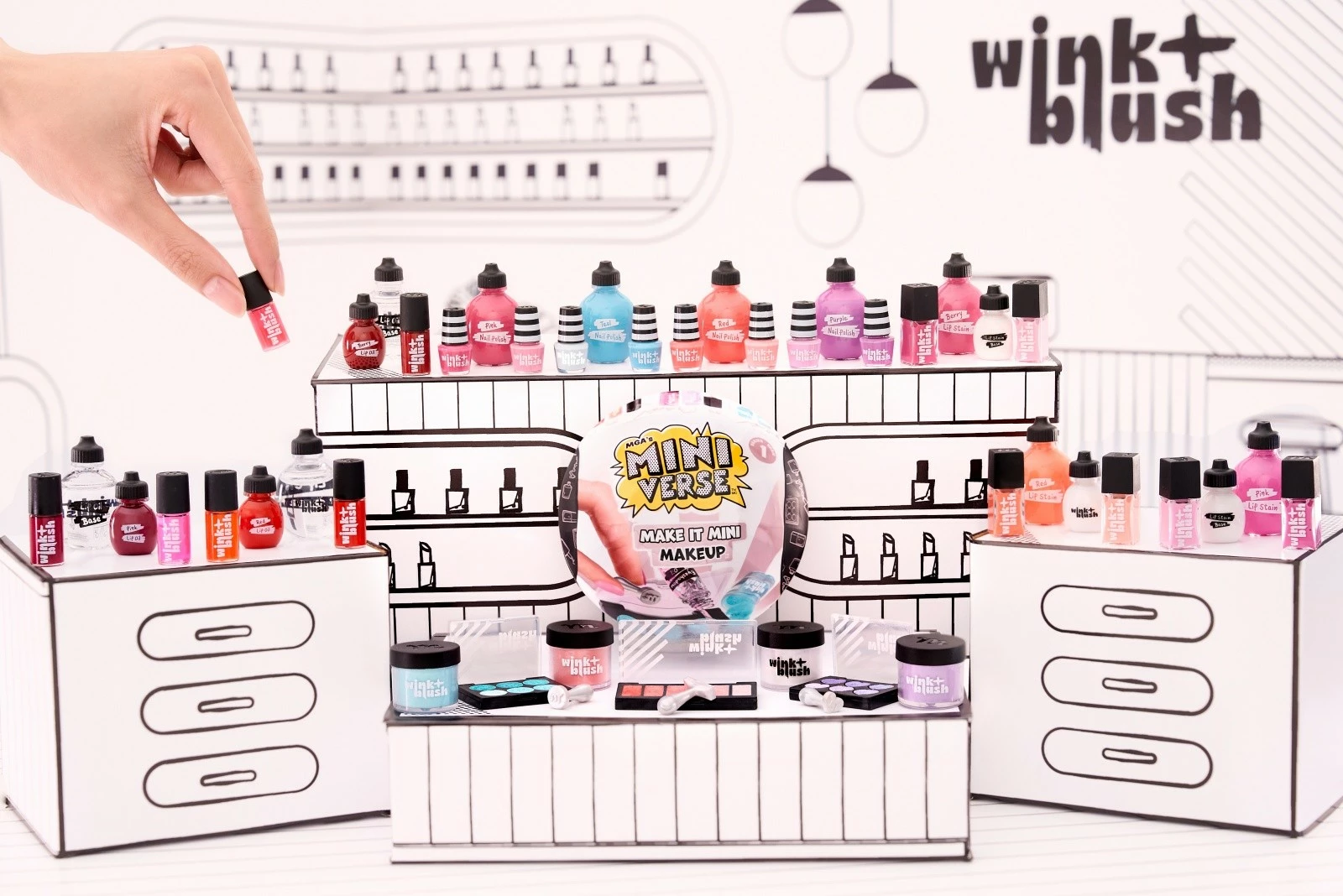 Igrača figurica Miniverse Make It Mini Makeup, MGA, 1 kos