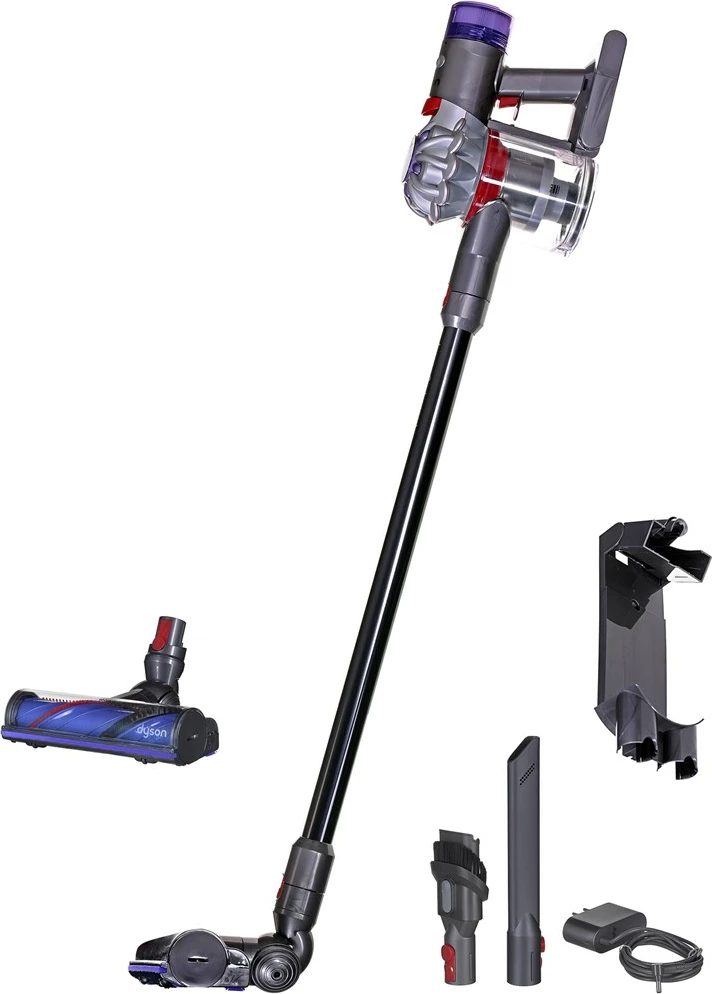 Brezžični sesalnik 2-v-1, Dyson V8 Advanced, brez vrečke, 40 min, srebrn