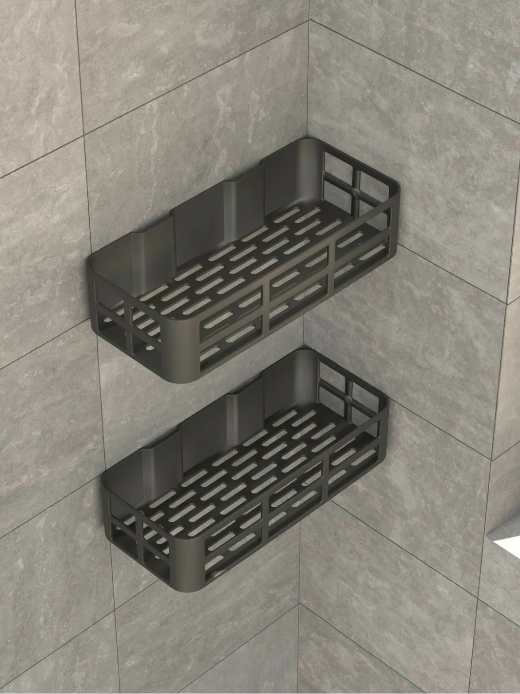 Organizator za kopalnico Hermia Concept, črn