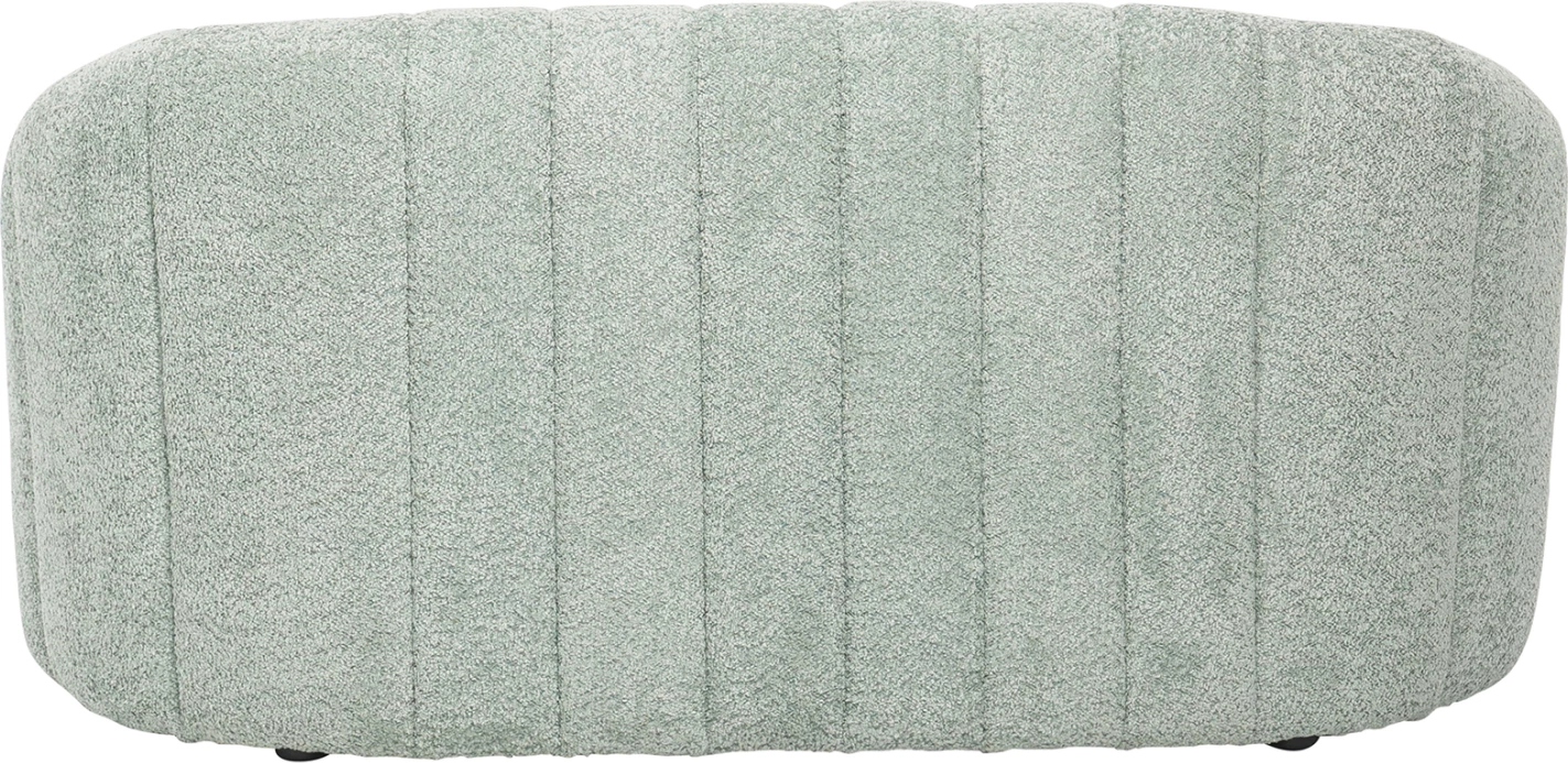 Dvosed kavč MOBY FH9595.05 v pistacija zeleni barvi boucle tkanina 148x83x66H cm