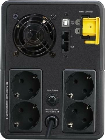 Naprava za neprekinjeno napajanje APC BX1600MI-GR, 1600 VA, 900 W, 4 Schuko, črna