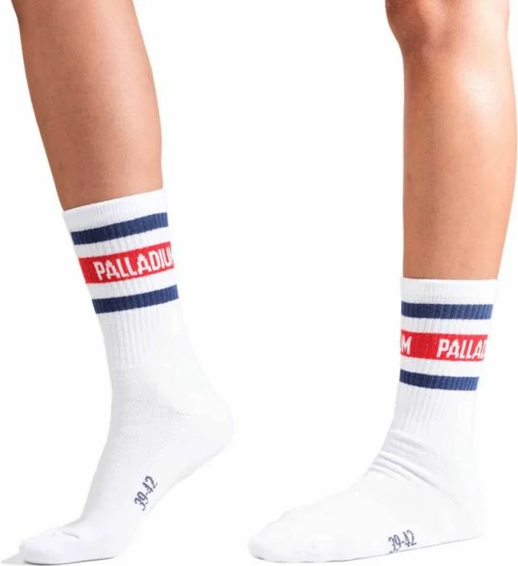 Srednje dolge nogavice Palladium, bele