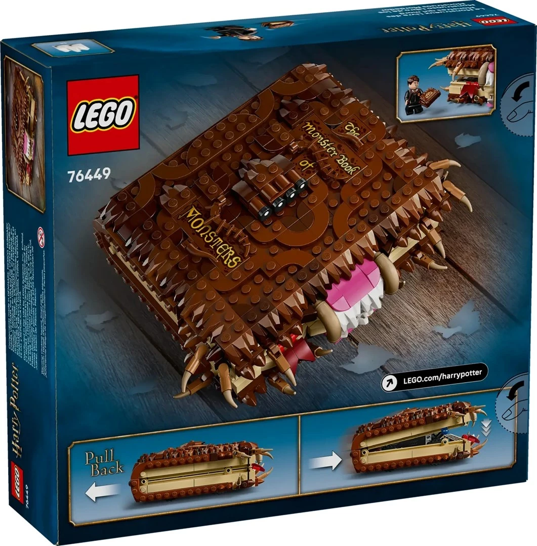 Grizajoča knjiga pošasti, LEGO Harry Potter 76449, 518 delov