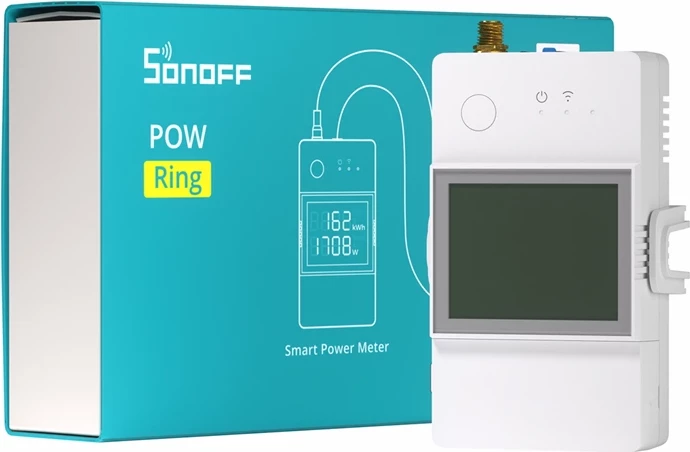 Merilec porabe energije Sonoff POWCT, Wi‑Fi, 100 A, bel