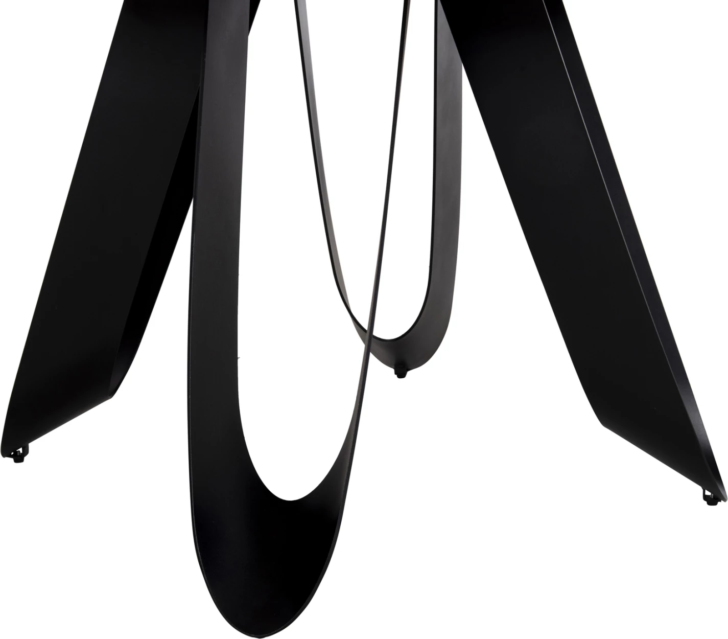 Notranji jedilni set 5 kosov ZOD FH21045 okrogla miza s keramično ploščo-4 naslanjači v petrol zeleni