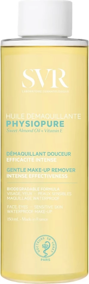 Čistilno olje za odstranjevanje ličil Physiopure Cleansing Oil, SVR, 150 ml