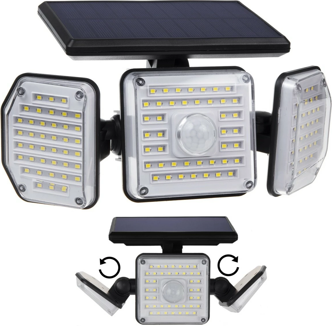 LED sončna luč z gibanjem senzorja, Maclean MCE615, 320 lm, 4 W, IP65