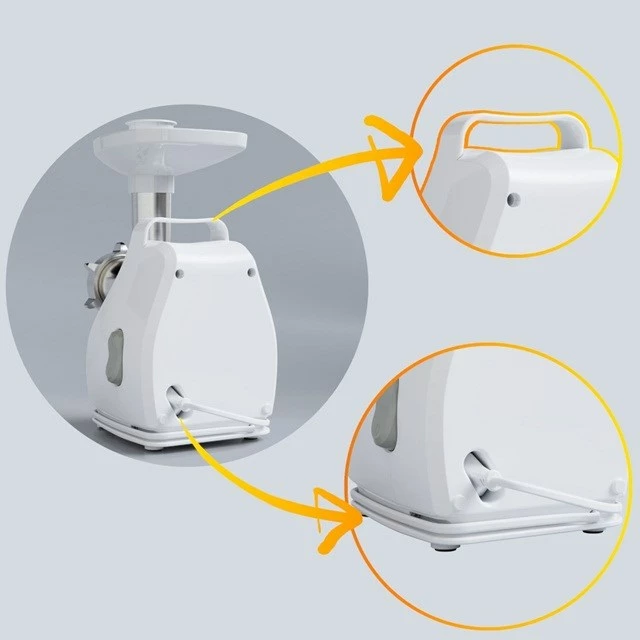 Električni mlinček za meso SMAPP 490.8, 2200 W, bel