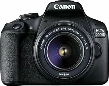 Fotoaparat Canon EOS 2000D, objektiv EF-S 18-55 DC III