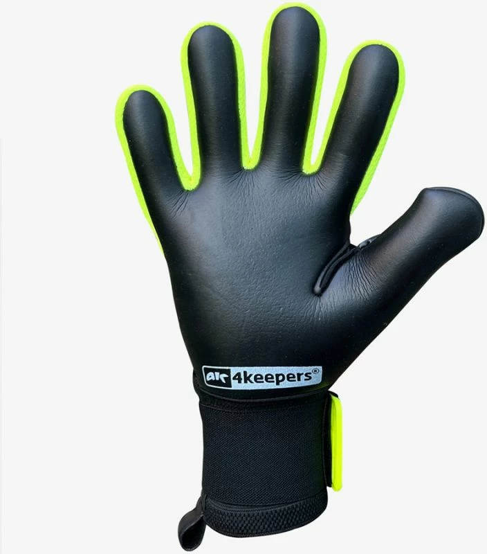 Rokavice za vratarje za otroke, črne in zelene 4keepers