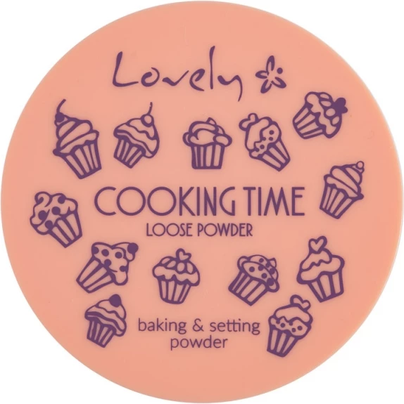Puder v prahu za obraz, prozoren (rahlo rumen), 6 g Lovely Cooking Time