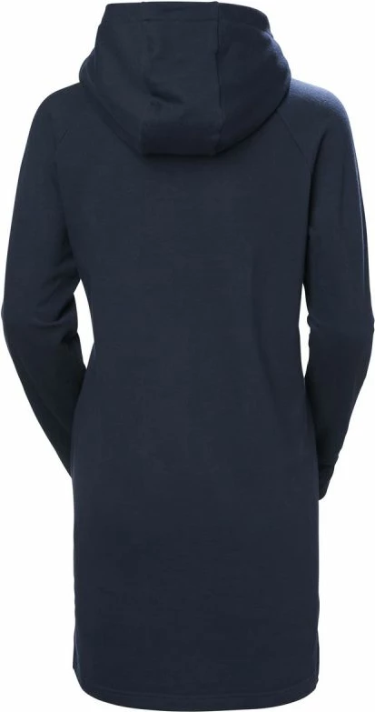 Obleka s kapuco Helly Hansen za ženske, mornarsko modra