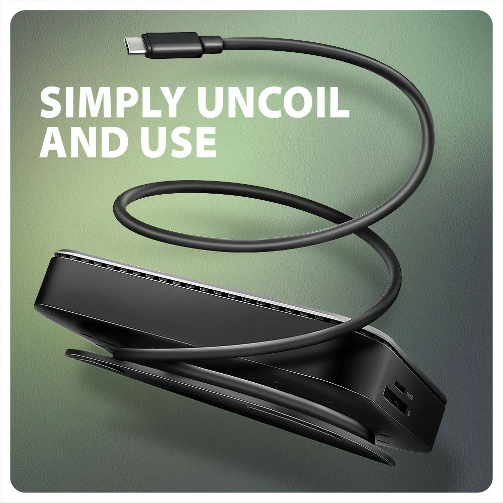 Multiportni USB-C hub, AXAGON HMC-UFO, 9-v-1, 10Gbps, 2x USB-A, HDMI 4K/60Hz, M.2 NVMe/SATA, avdio, PD 100W, SD/microSD, Gigabit Ethernet (RJ-45), 65 cm USB-C kabel, črn/srebrn