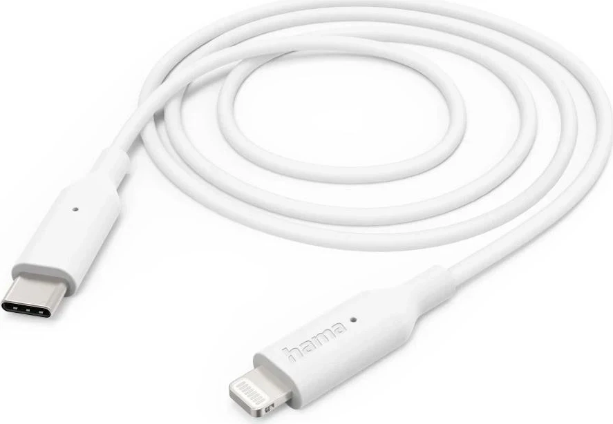 Kabel USB-C na Lightning Hama, 1,0 m, bel