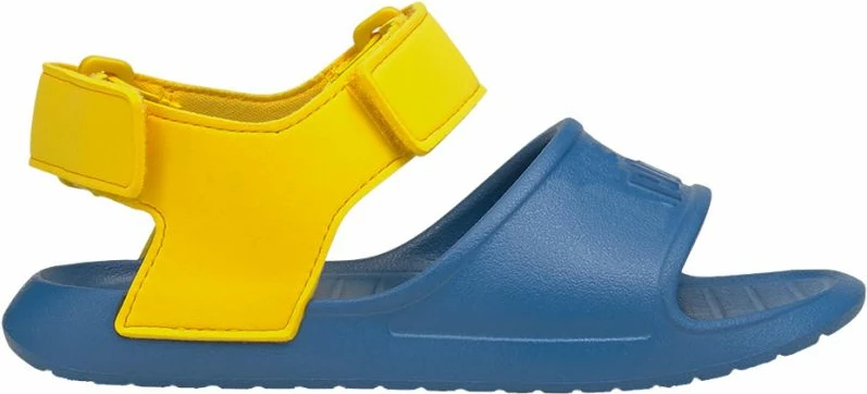 Sandali za otroke Puma Divecat v2 Injex PS Star, modri in rumeni