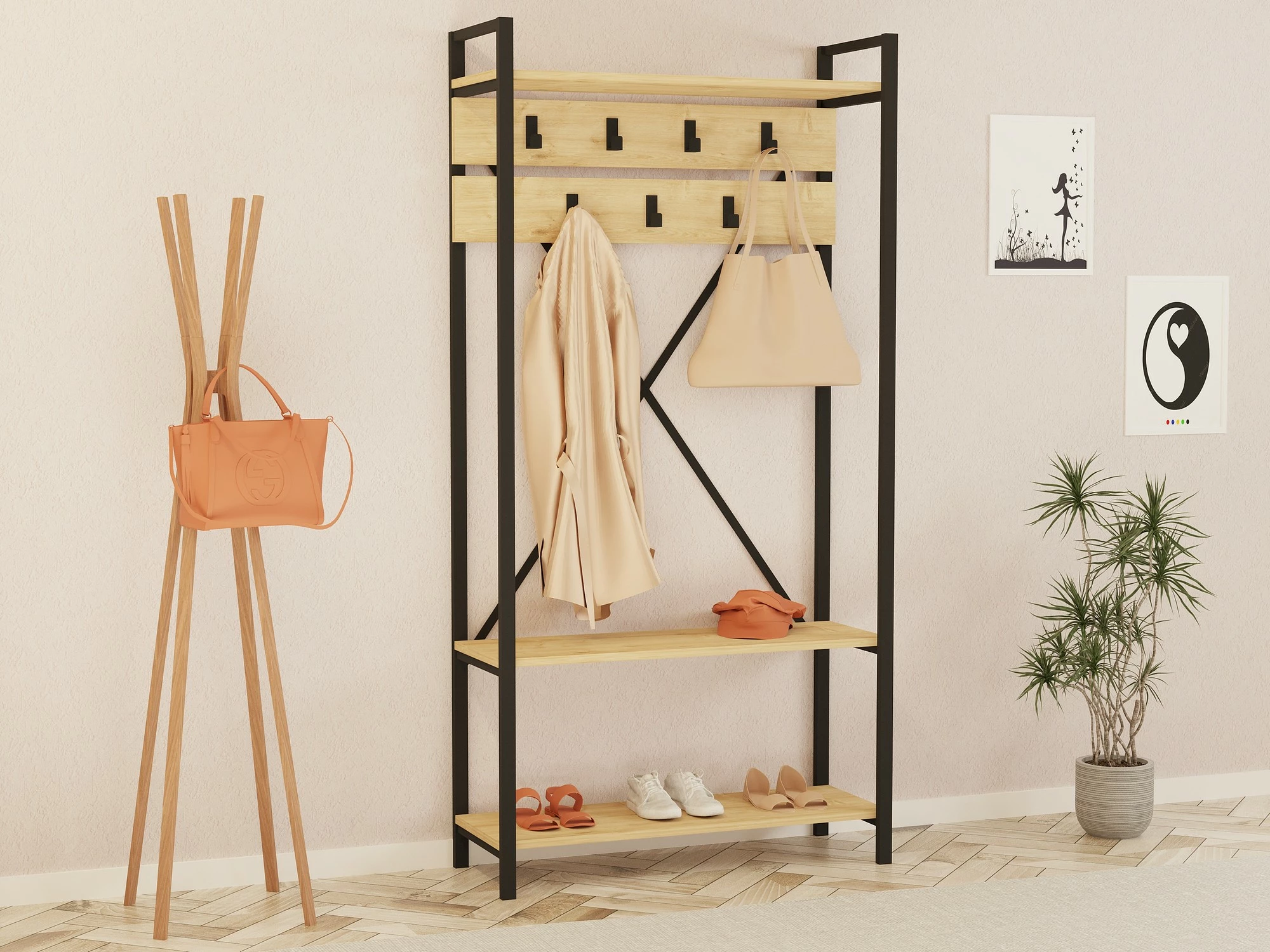 Stojalo za hodnik, safir - Hanah Home Alfa
