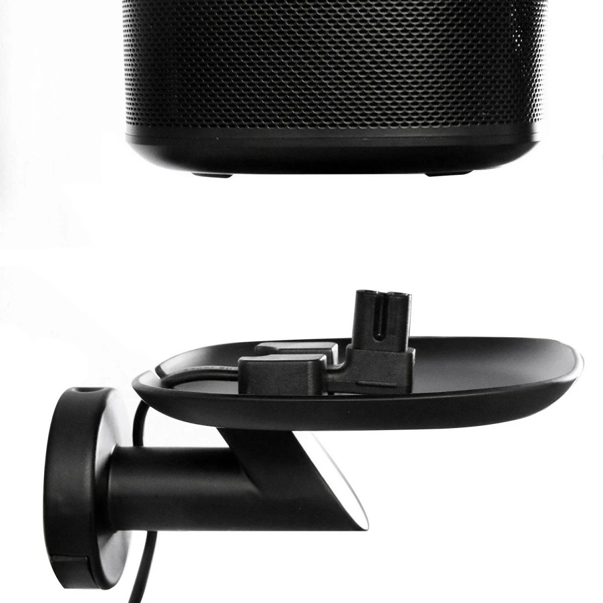 Stenski nosilec za zvočnike Maclean MC-840, za Sonos One/One SL/Play:1, kovinski, črn