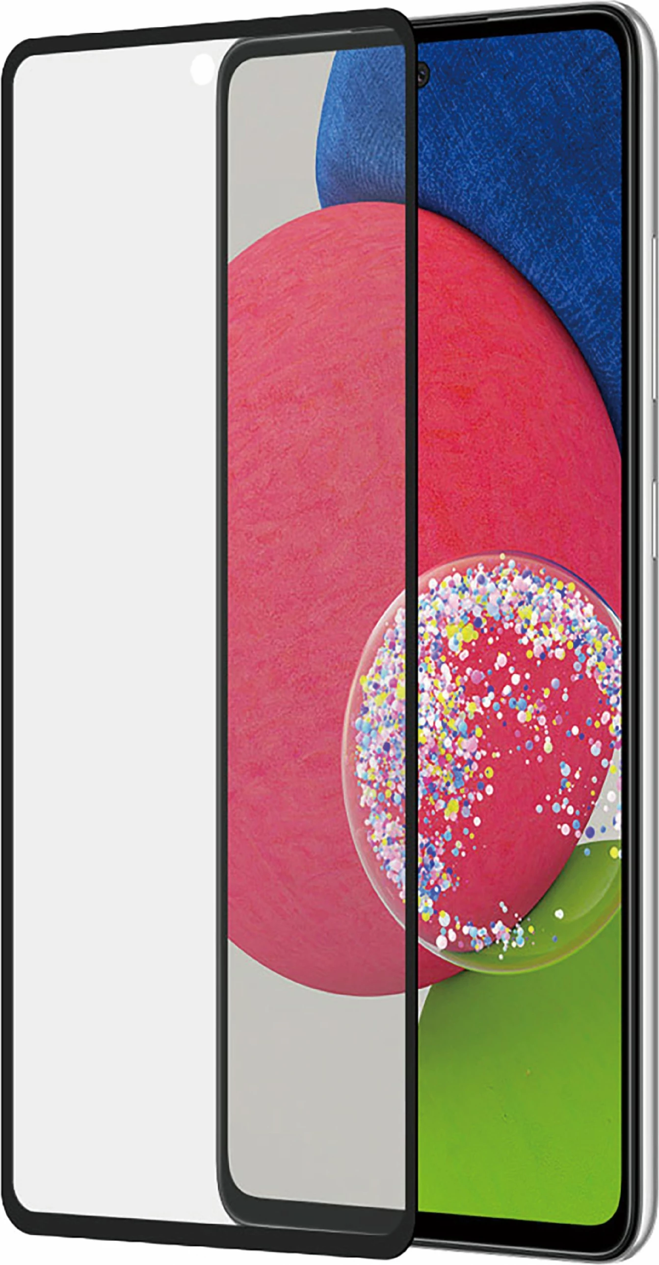 Zaščitno steklo PanzerGlass za Samsung Galaxy A52/A52 5G/A52s 5G/A53s 5G, prozorno s črnim okvirjem