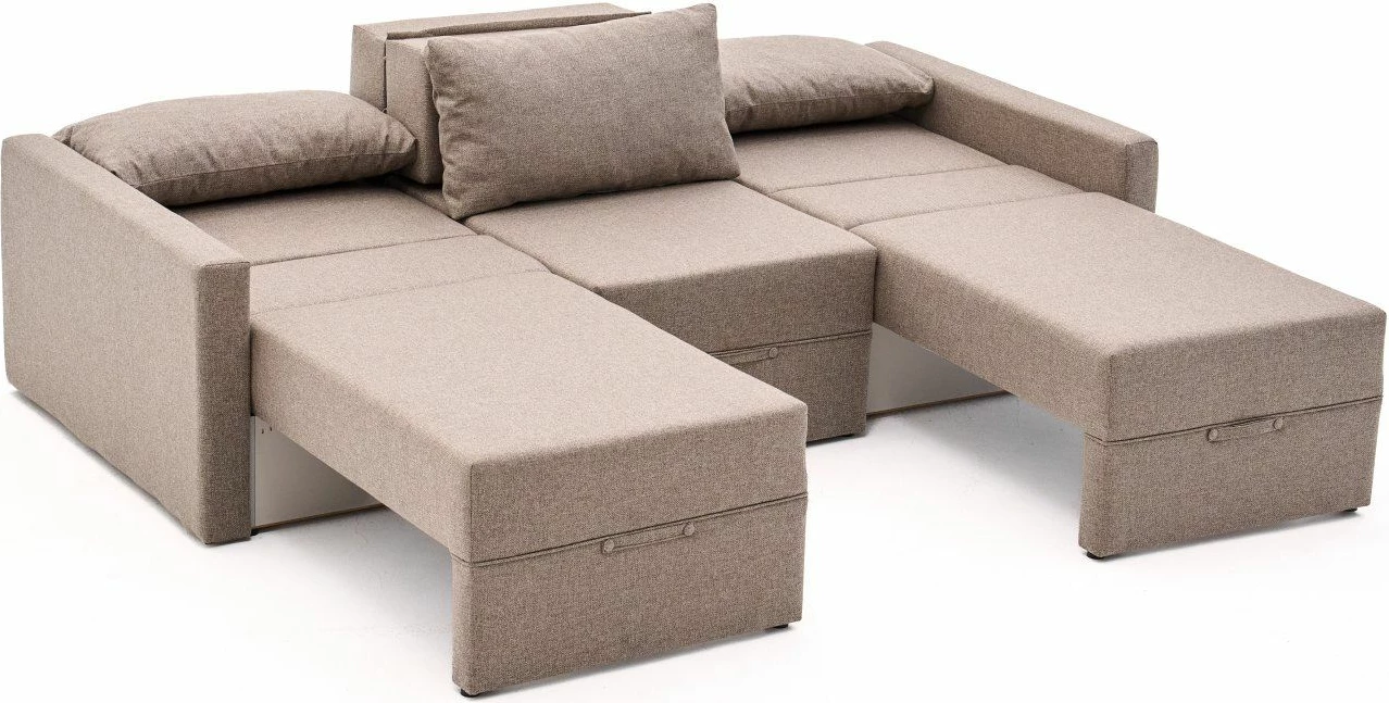 Trosed s posteljo, Atelier del Sofa Saros, rjav