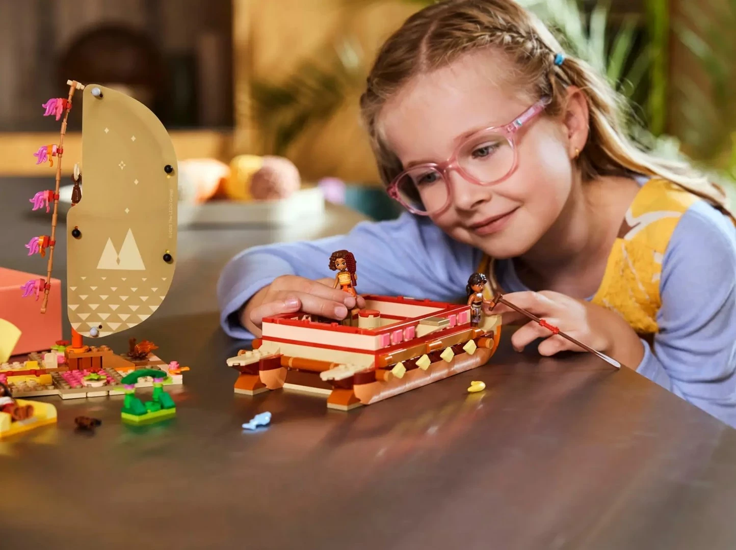 Kanoa za avanturo Moana, LEGO Disney 43270