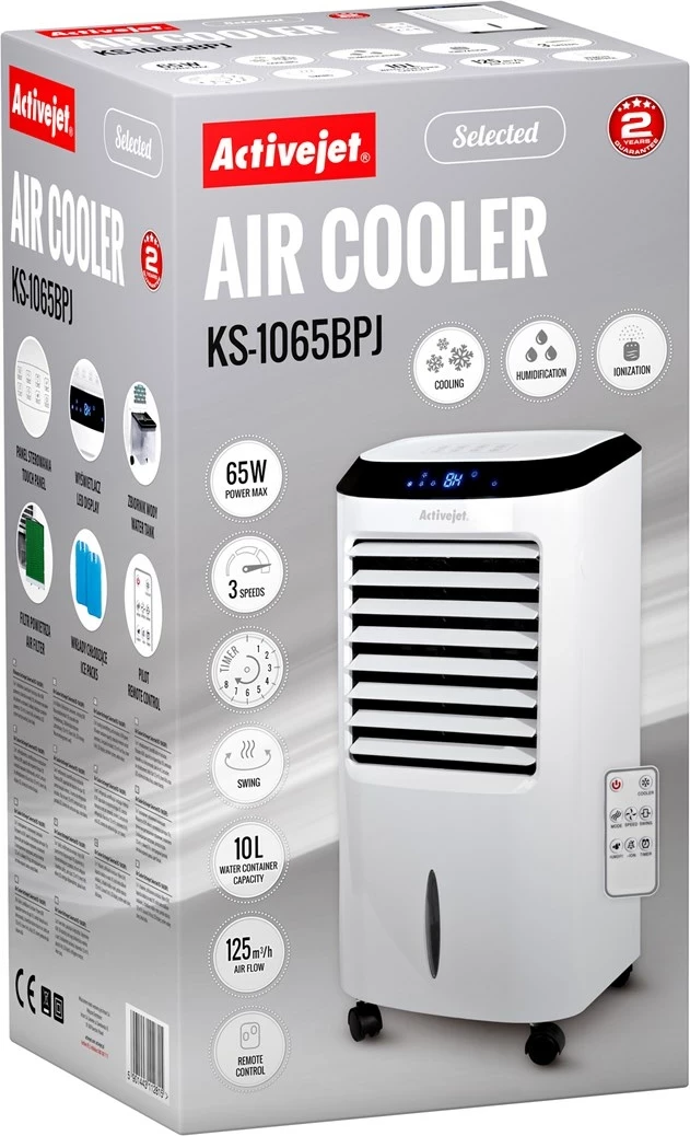 Zračni hladilnik Activejet KS-1065BPJ, 10 L, bel