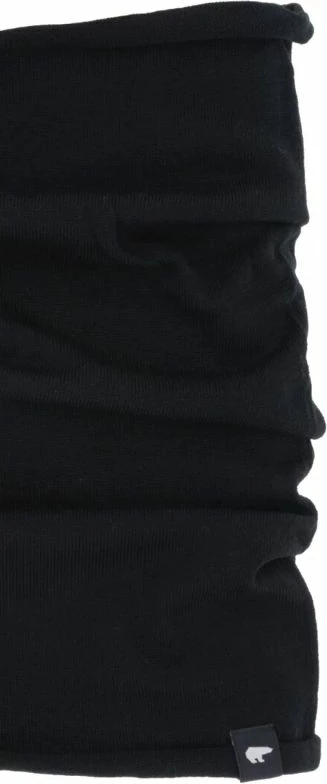 Multifunkcijski tub iz merino volne Eisbar, črn