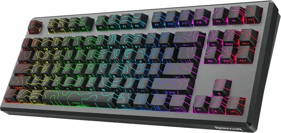 Mehanska tipkovnica 80% TKL, RGB, brezžična/žična, črna, Redragon Uranus PRO K732MC-RGB-PRO