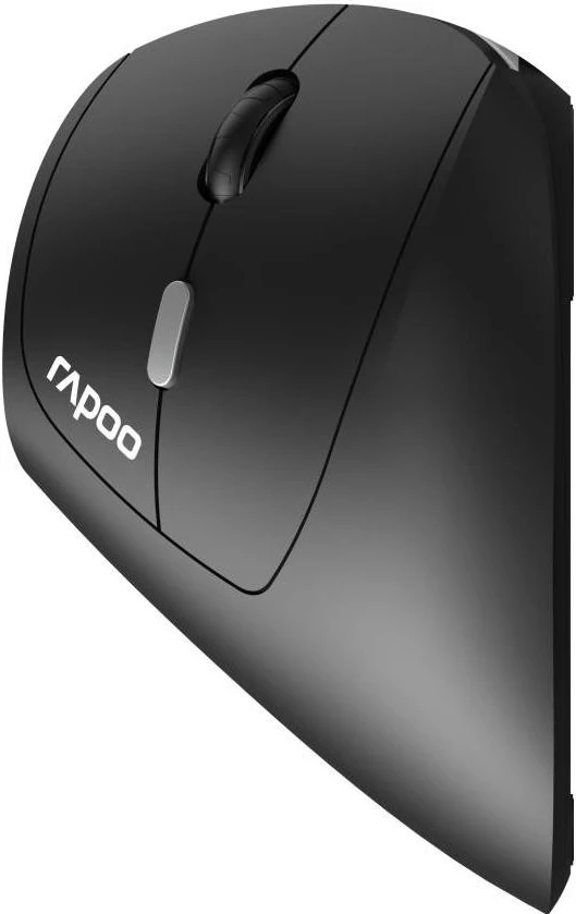 Vertikalni brezžični miš Rapoo EV250, črn