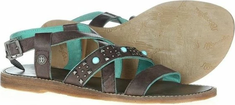 Sandali za ženske, Wrangler Lola Lady W WL141650-30, rjavi