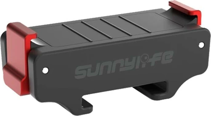 Zložljiv magnetni montažni adapter Sunnylife AD938 za OSMO ACTION 5 PRO/4/3, črn z rdečimi