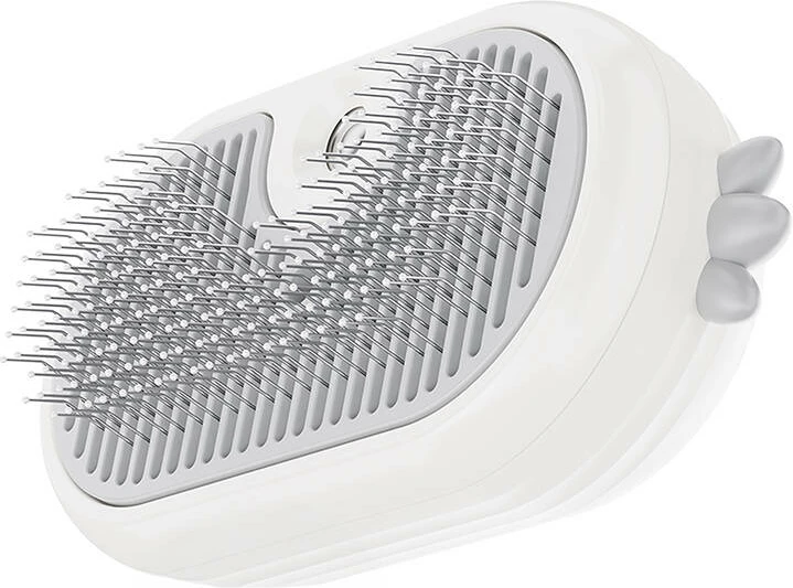 Parna krtača za dlako, Rojeco RZSRK35-02, za mačke in majhne/srednje pse, bela