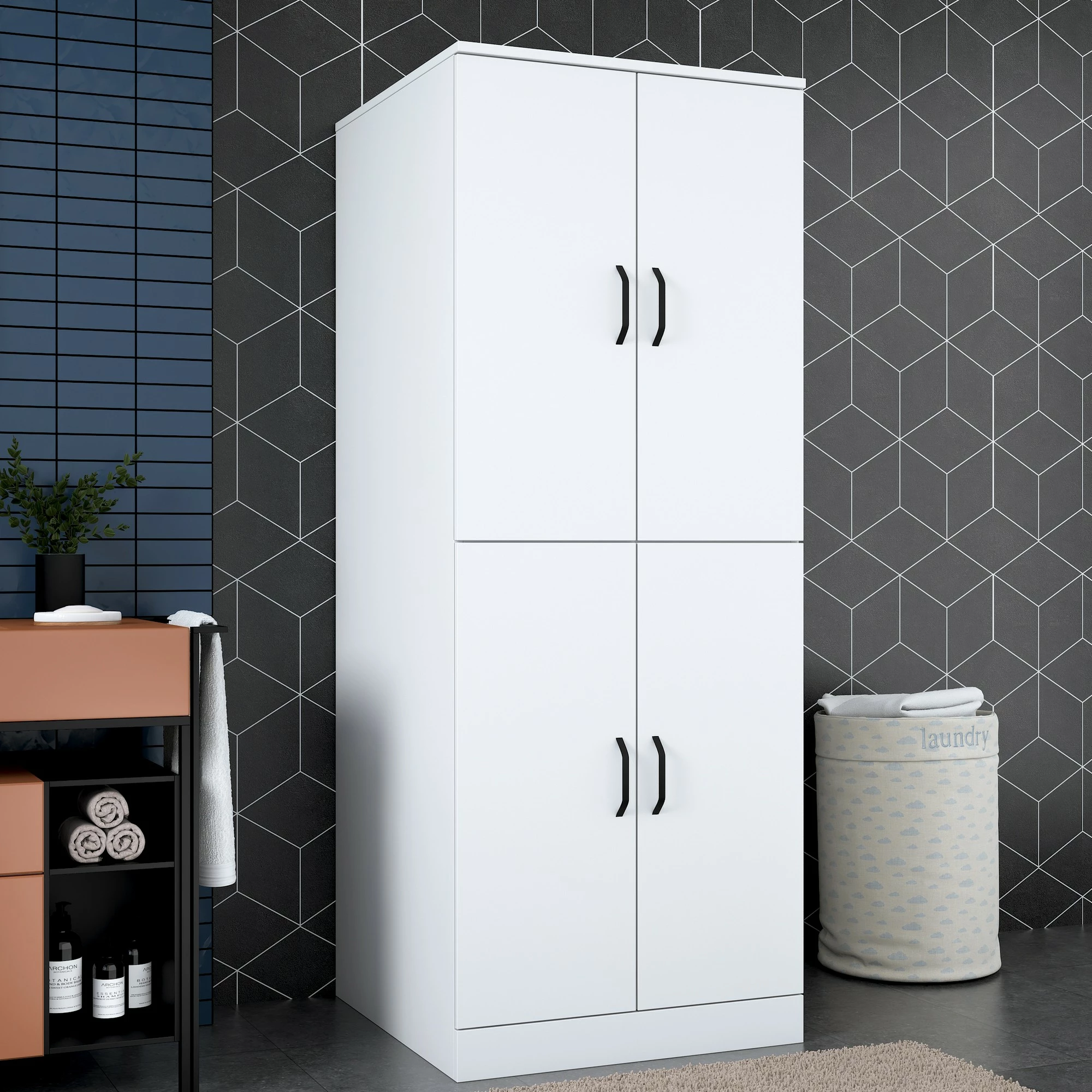 Omara za pralni stroj Hanah Home KD109 - 3198, bela