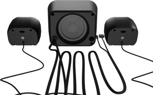 Zvočni set 2.1 z subwooferjem, 11 W RMS, Natec PUG, črn