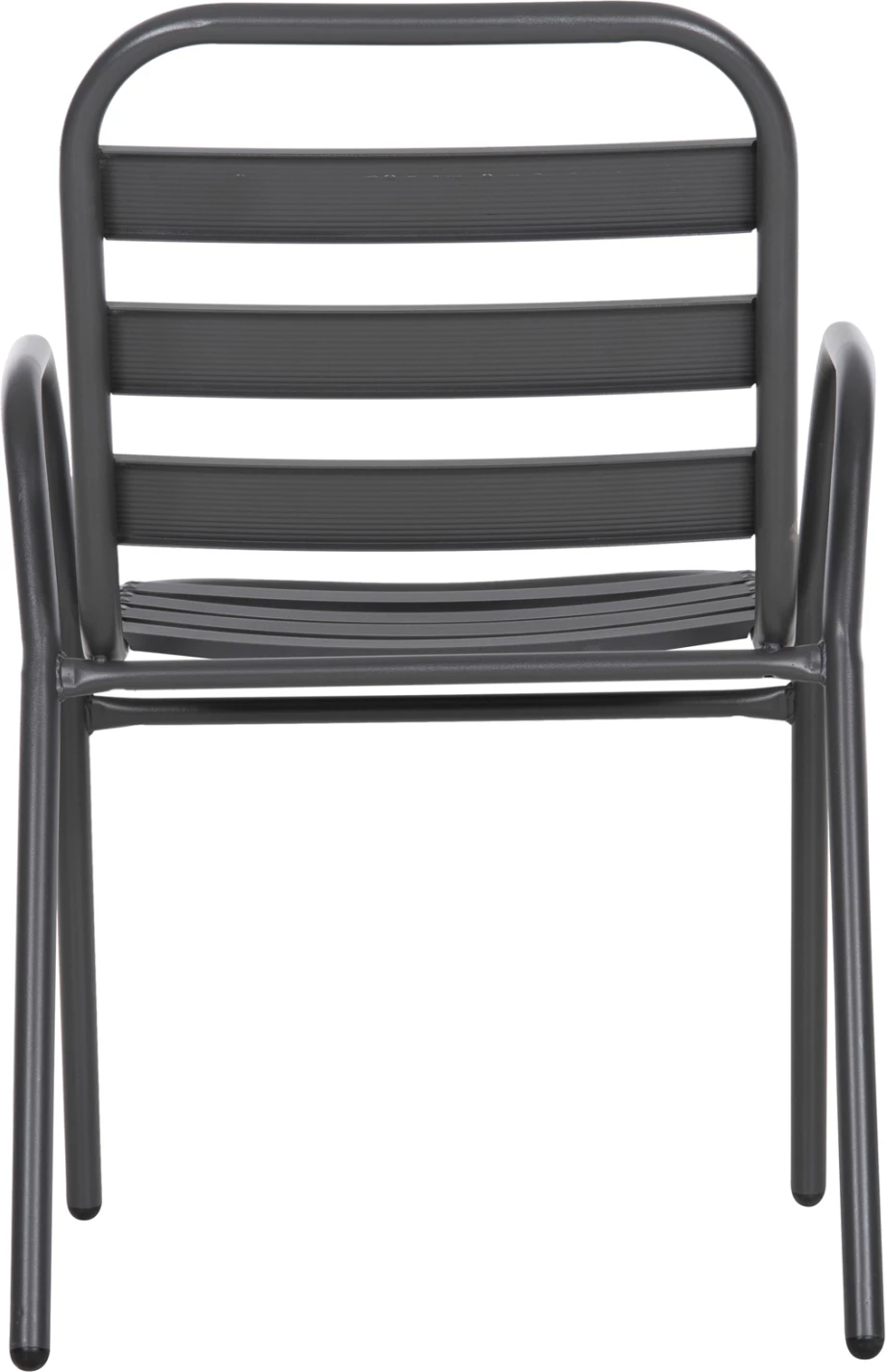 Stol prelude FH5970.01 kovinski okvir-aluminij sedež in naslonjalo-siv 54x56x79H cm