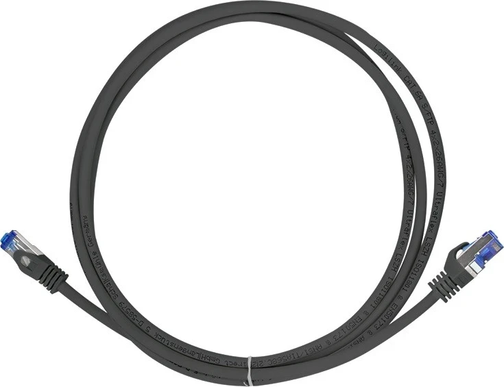 S/FTP kabel kat6a 1,5 m Ultraflex, črn LogiLink