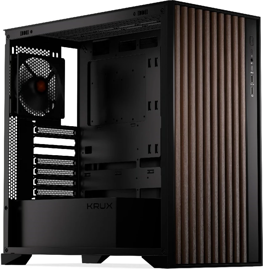 Računalniško ohišje KRUX Palum KRXD008, črno