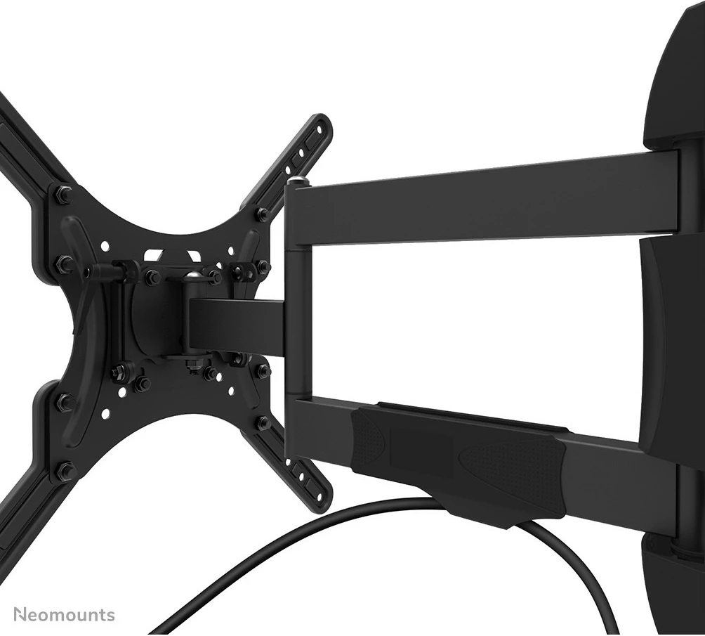 Stenski nosilec za TV Newstar Neomounts WL40-550BL14, polni premik, 32-55 in, VESA 400x400, črn