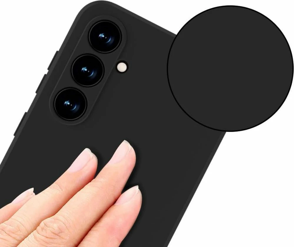 Silikonski ovitek za Xiaomi Redmi Note 14 Pro 5G / Poco X7 5G, Tech-Protect, črn