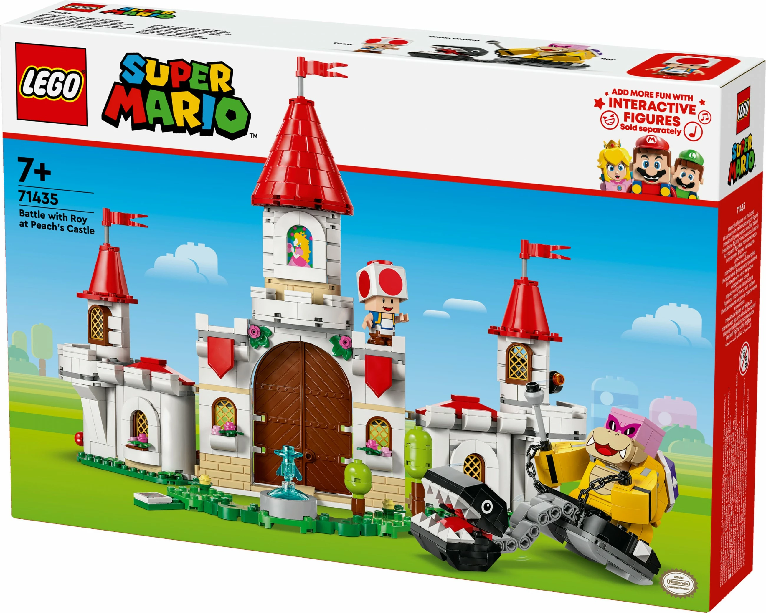 Set za sestavljanje Super Mario 71435, obračun z Royem, večbarven