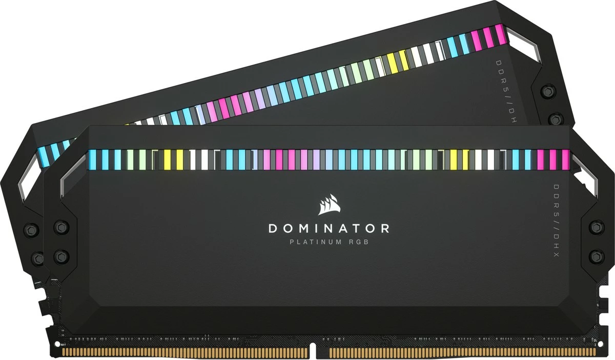 RAM pomnilnik Corsair Vengeance RGB 32GB (2x16GB) DDR5 6000MHz, črn