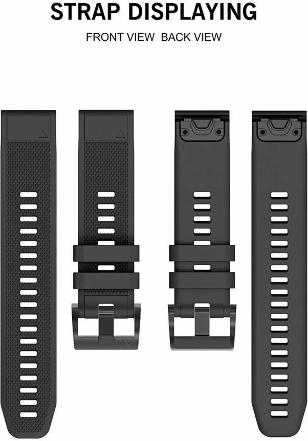Trak Tech-Protect Smooth za Garmin Fenix 5/6/6 Pro/7, črn